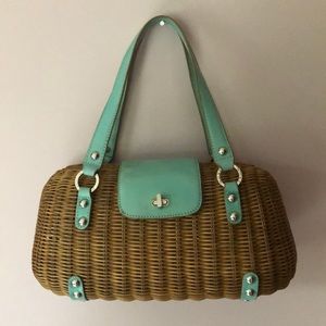 Monsac Wicker Purse